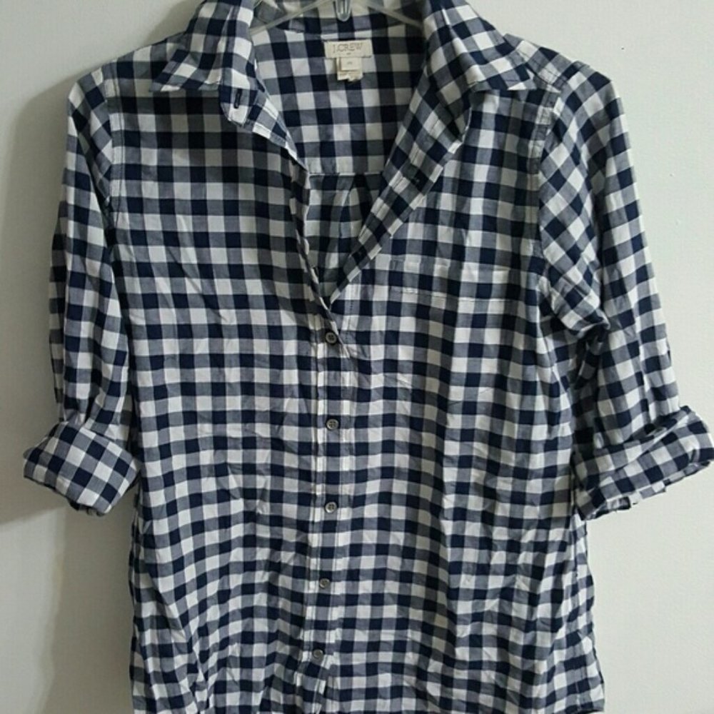 J.Crew 3/4 sleeved shirt